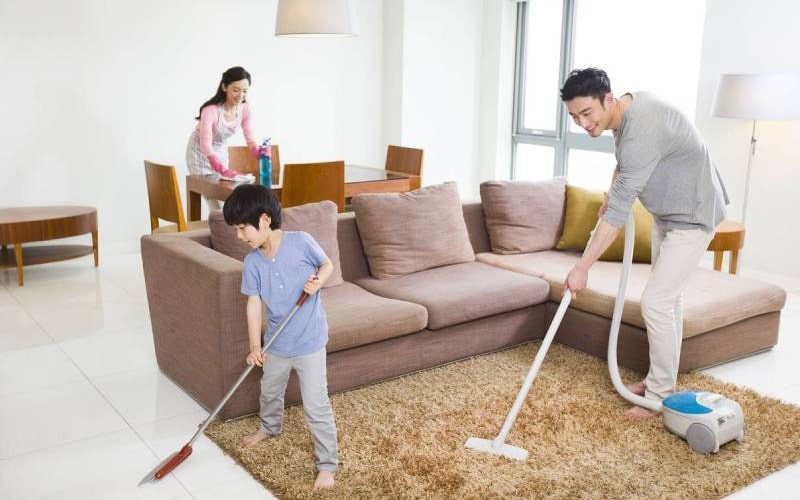 Phương pháp vệ sinh nhà cửa vừa nhanh vừa sạch